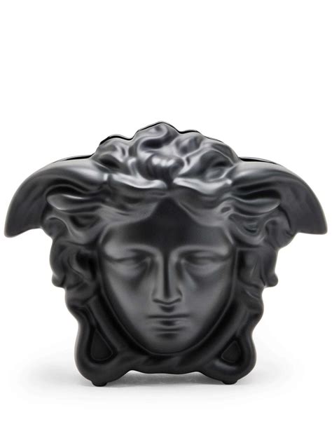 versace black vase|Versace homewares.